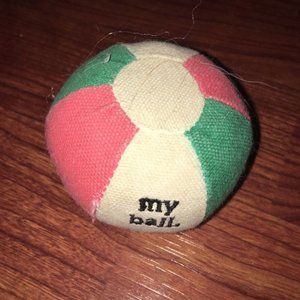 My Ball Canvas Dog Toy